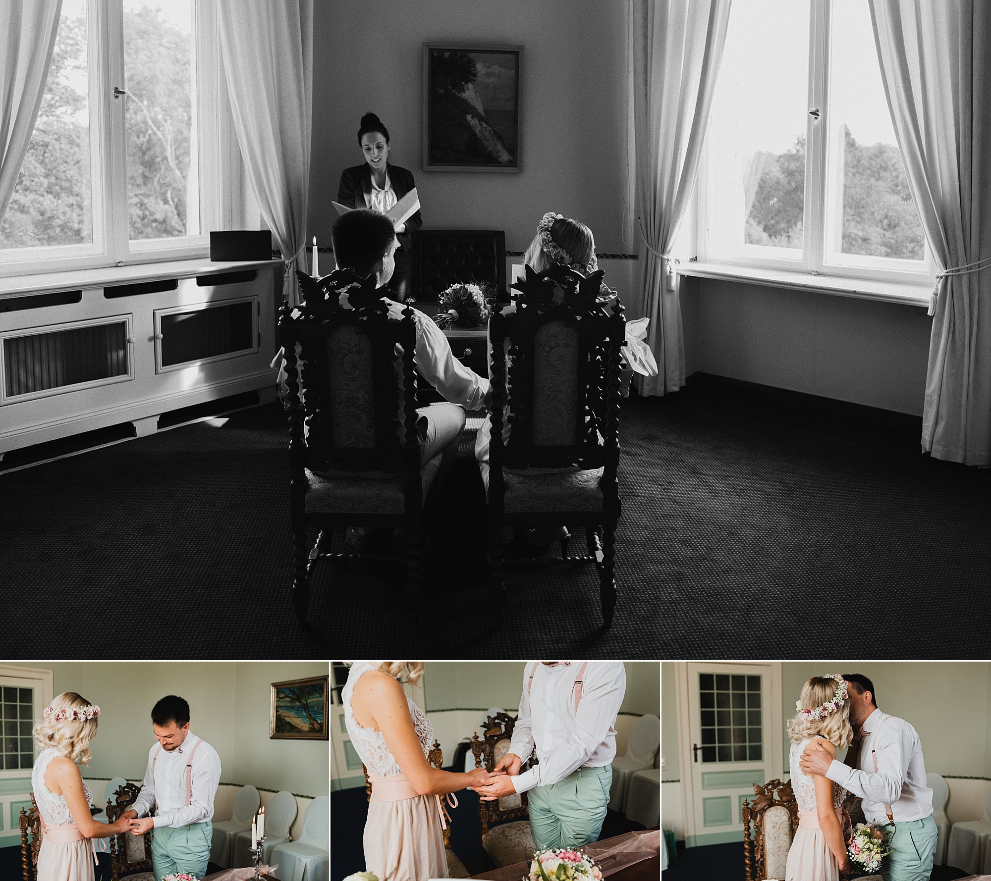 Hochzeit im Schlosshotel Ralswiek - Hochzeitsreportage auf Rügen - Heiraten im Schloss Ralswiek, Granitz oder Ranzow - Hochzeitsfotograf Ostsee