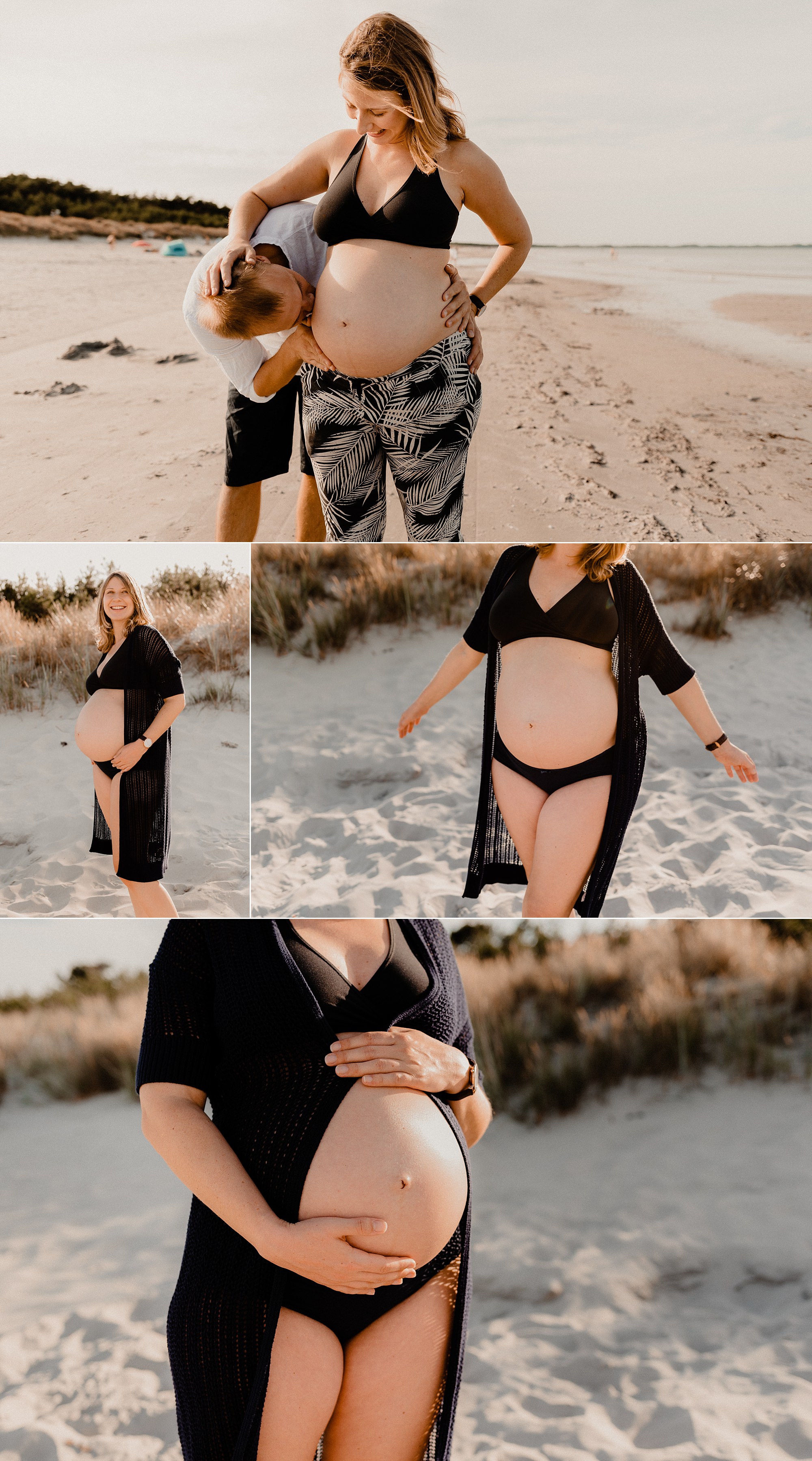 sinnliche Babybauchfotografie - Rügen - Babybauchshooting Binz - Fotograf Rügen - Schwangerschaftsfotos Ostsee - Babybauch - Strand