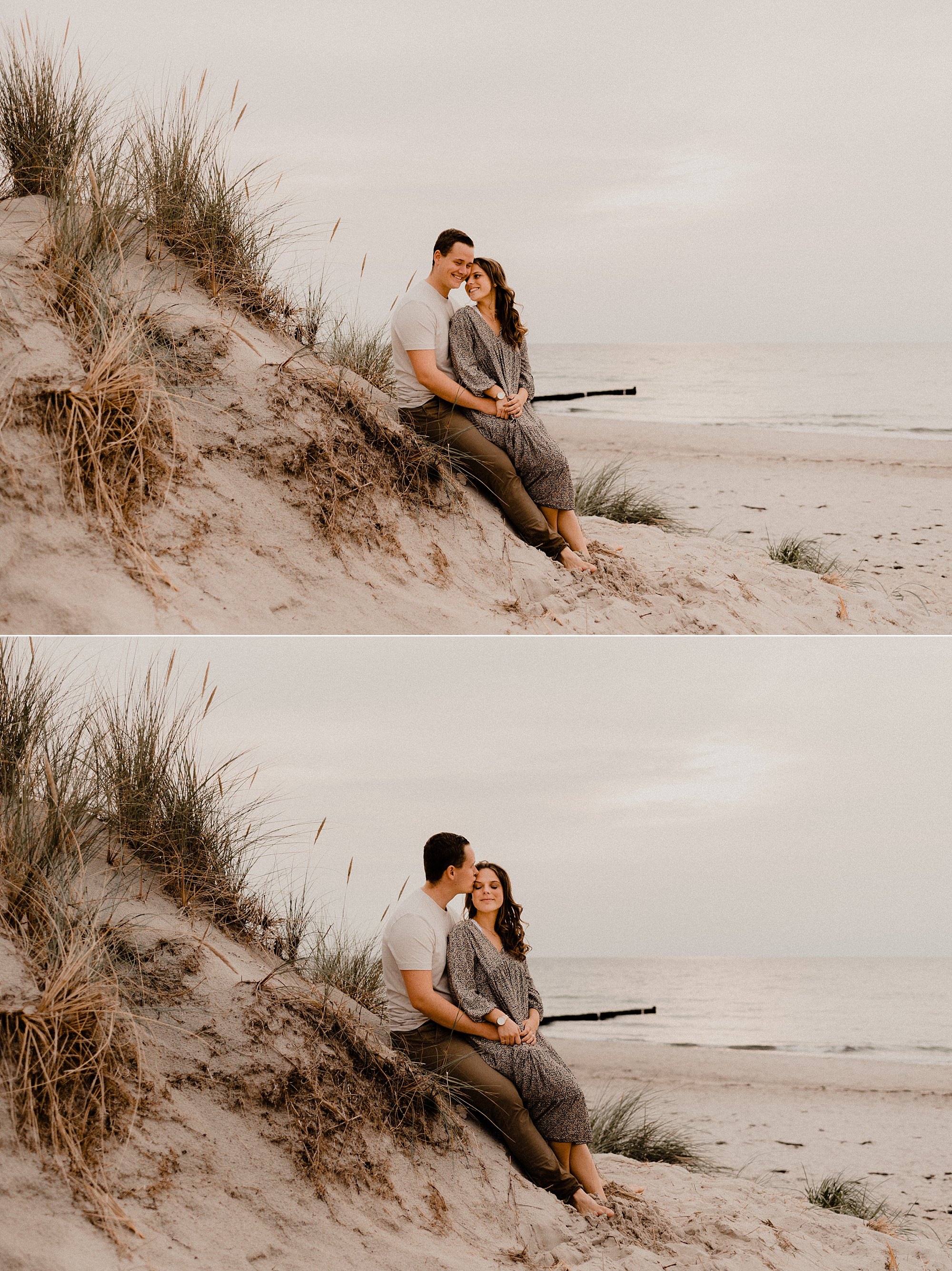 Paarshooting auf Fischland Darß - Pärchenshooting Rügen - Fotograf Usedom für Paare - Ater Wedding Shooting an der Ostsee - Hochzeitsfotograf Sellin und Binz - Fotoshooting Strand Ostsee